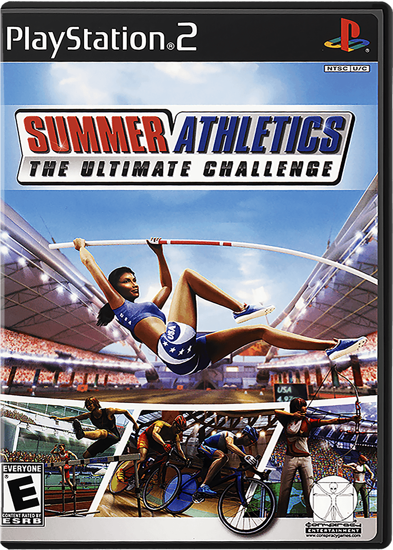 Summer Athletics The Ultimate Challenge box art for Playstation 2